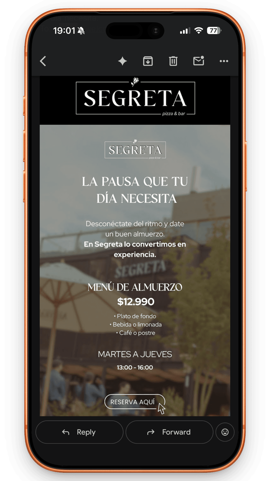 Email marketing automatizado Welcome Back